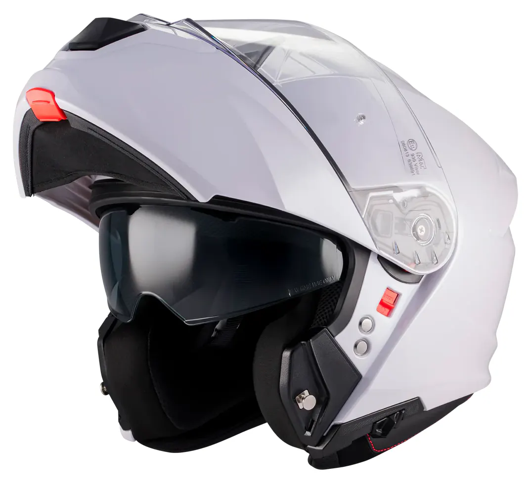 Casco Mt Helmets Genesis R SV Pure A0 Blanco Brillo