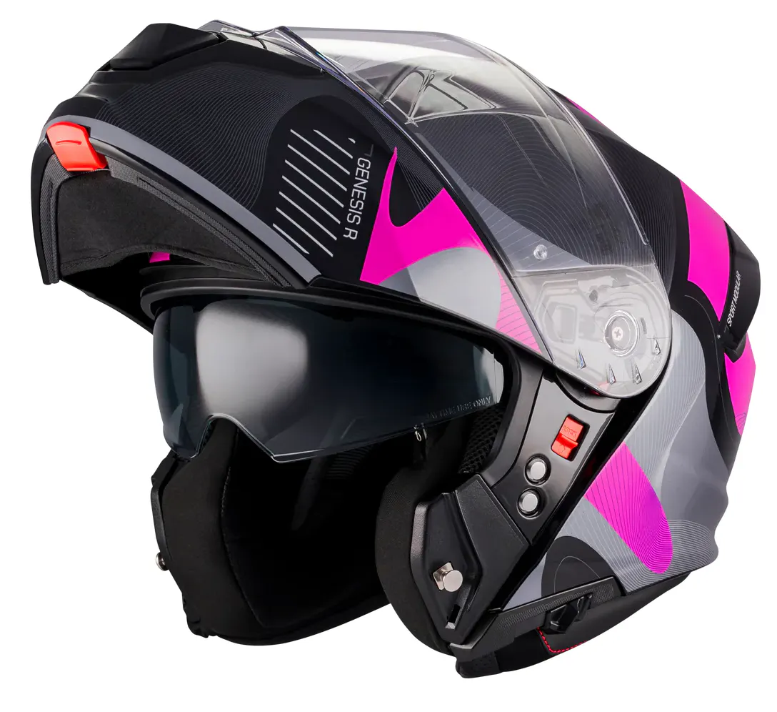 Casco Mt Helmets Genesis R SV Lancer B8 Brillo