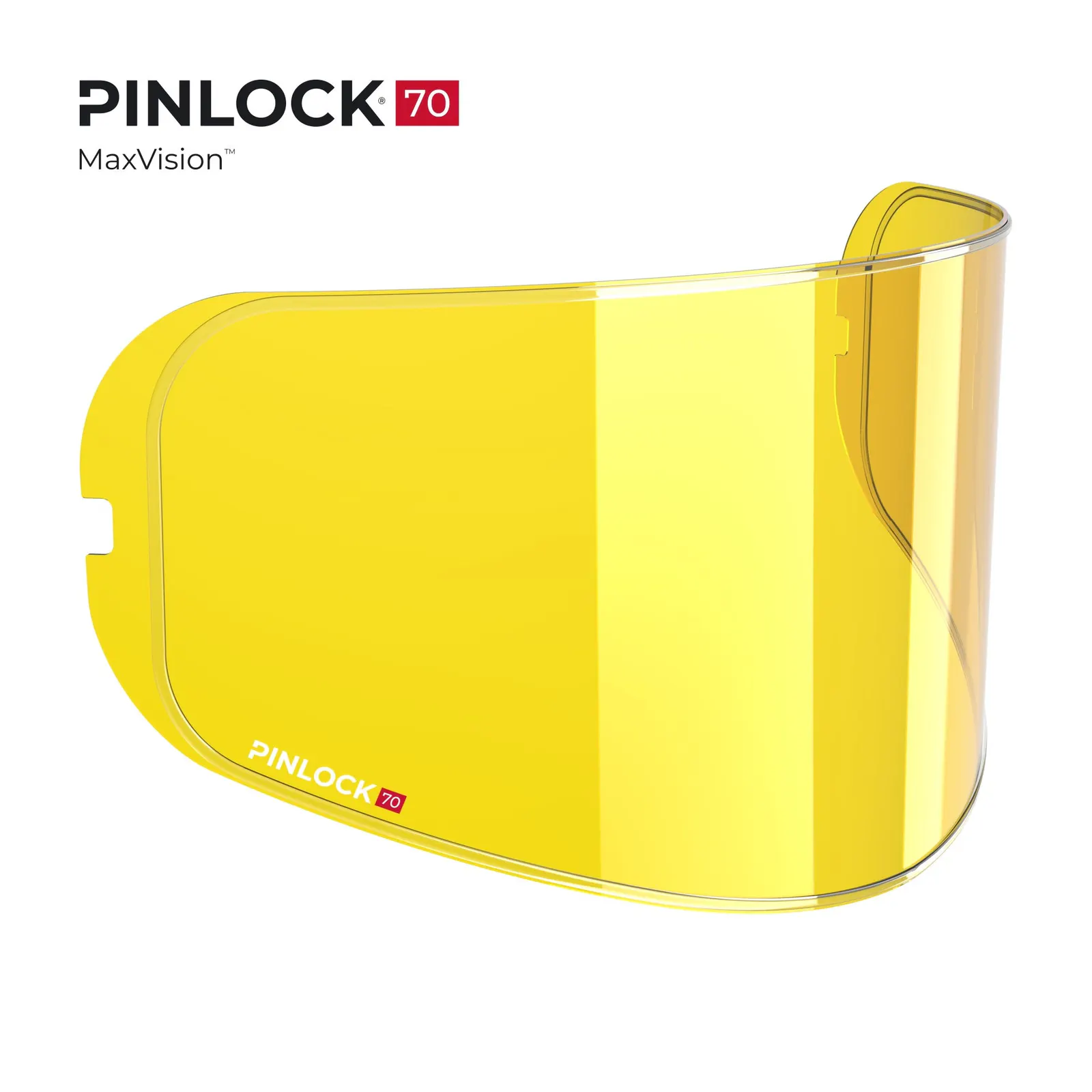 DKS 157 LAMINA PINLOCK MAX VISION PARA PANTALLA MT-V-12 AMARILLA