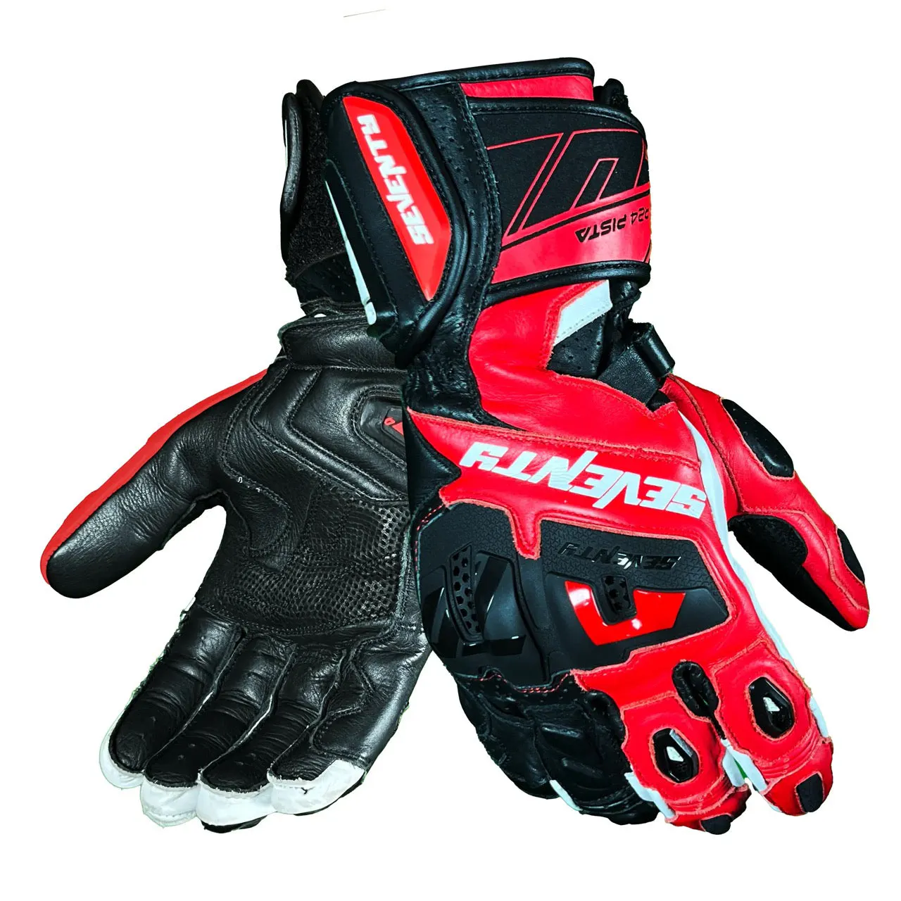 GUANTE SD-R24 PISTA HOMBRE NEGRO/ROJO S
