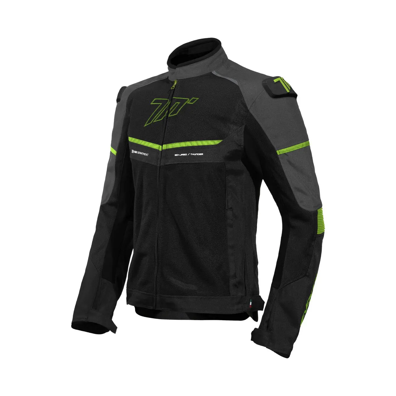 CHAQUETA SD-JR60 THUNDER HOMBRE NEGRO/GRIS/AMARILLO FLUOR S