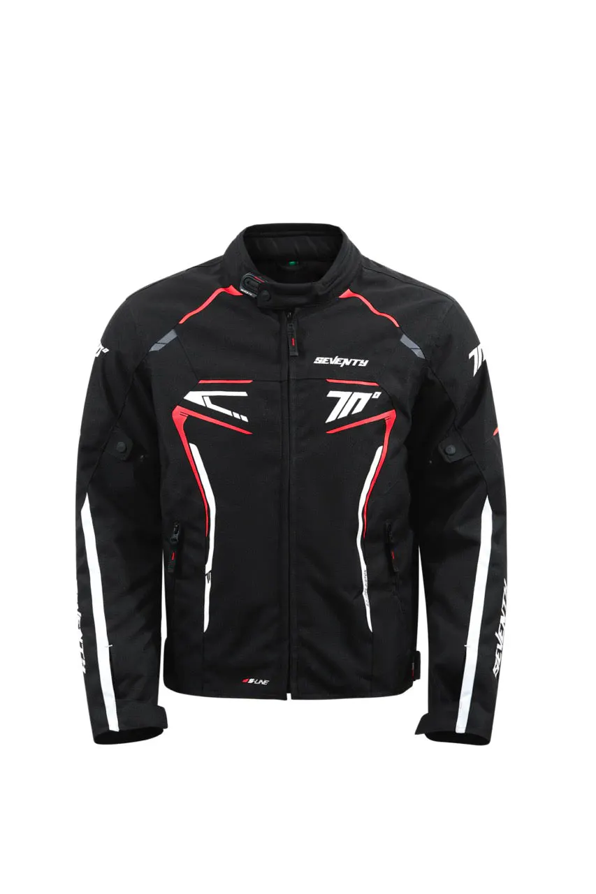 CHAQUETA SD-JR65 PISTON HOMBRE NEGRO/ROJO/BLANCO S 2