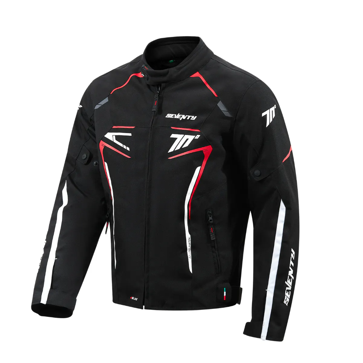 CHAQUETA SD-JR65 PISTON HOMBRE NEGRO/ROJO/BLANCO S 4