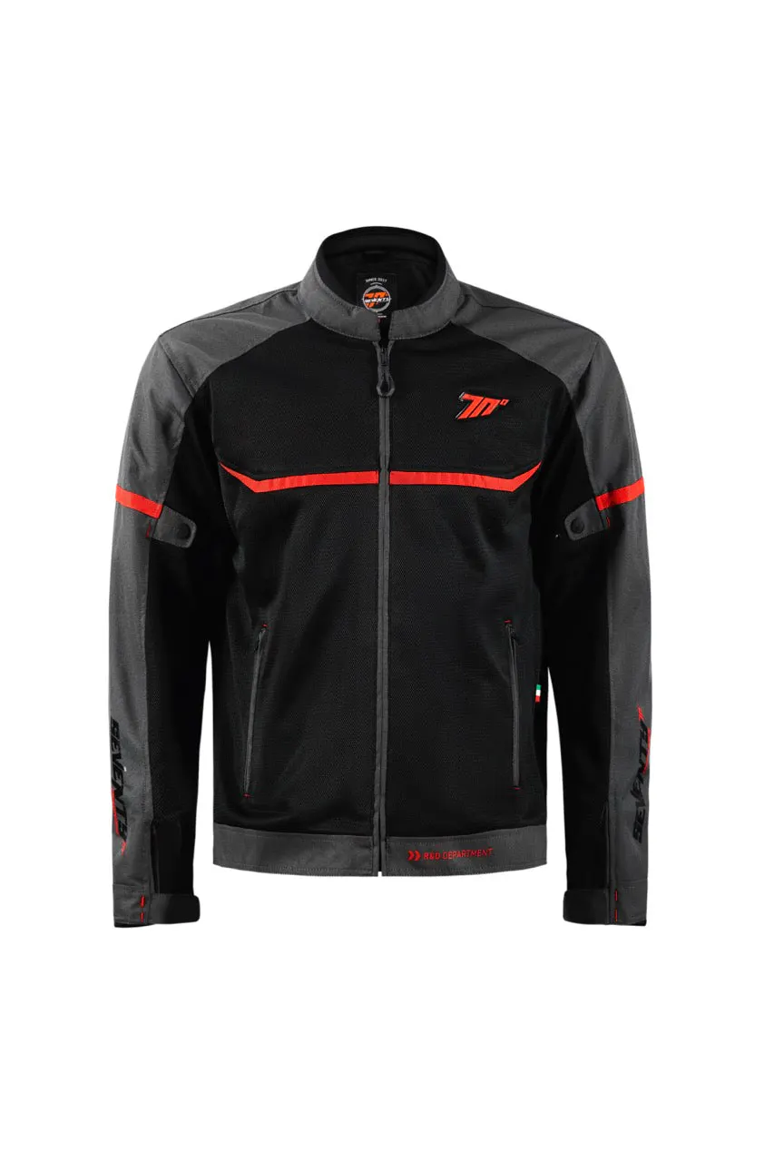 CHAQUETA SD-JR30.1 MOJAVE HOMBRE NEGRO/ROJO S