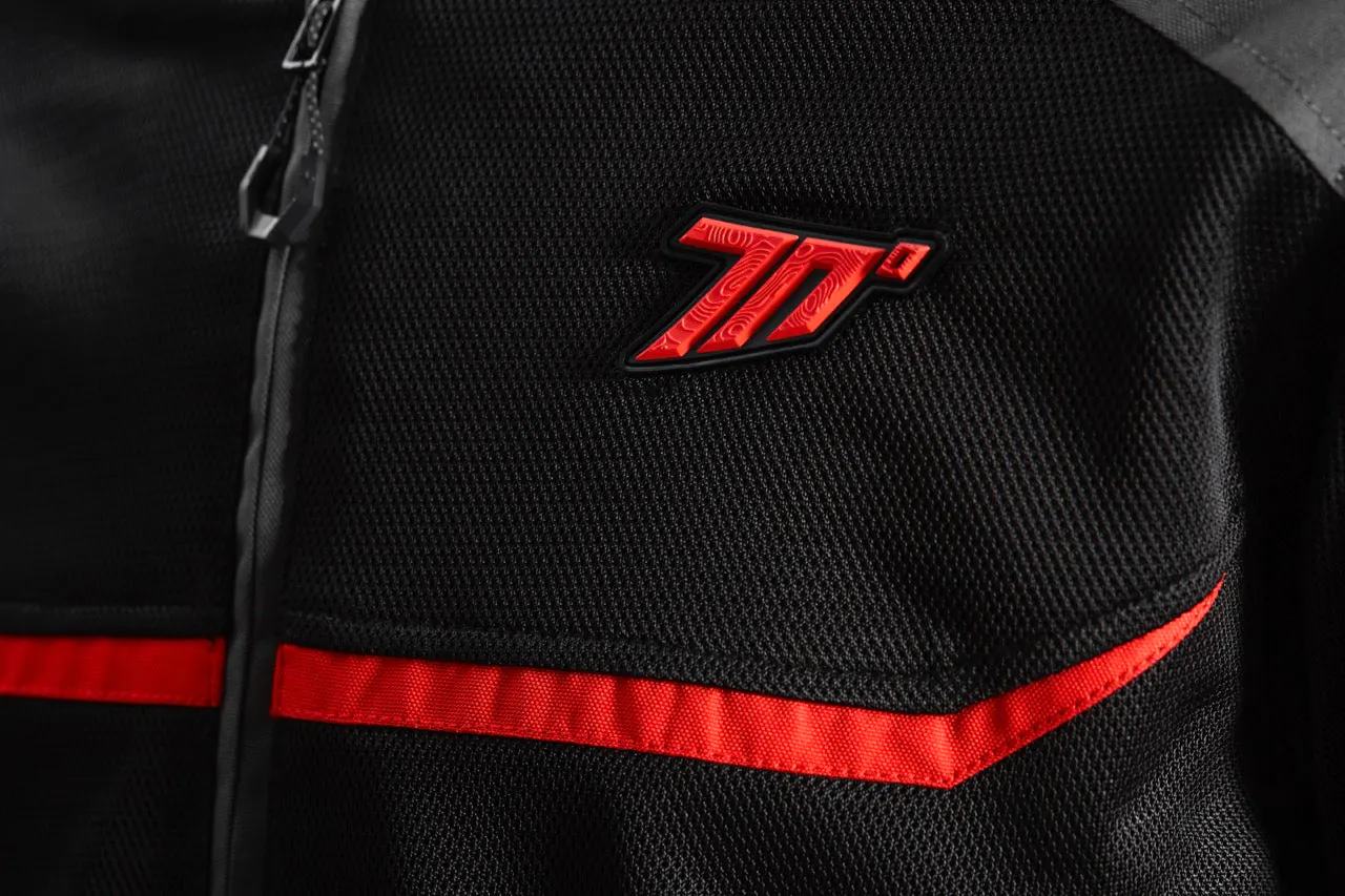 CHAQUETA SD-JR30.1 MOJAVE HOMBRE NEGRO/ROJO S 10
