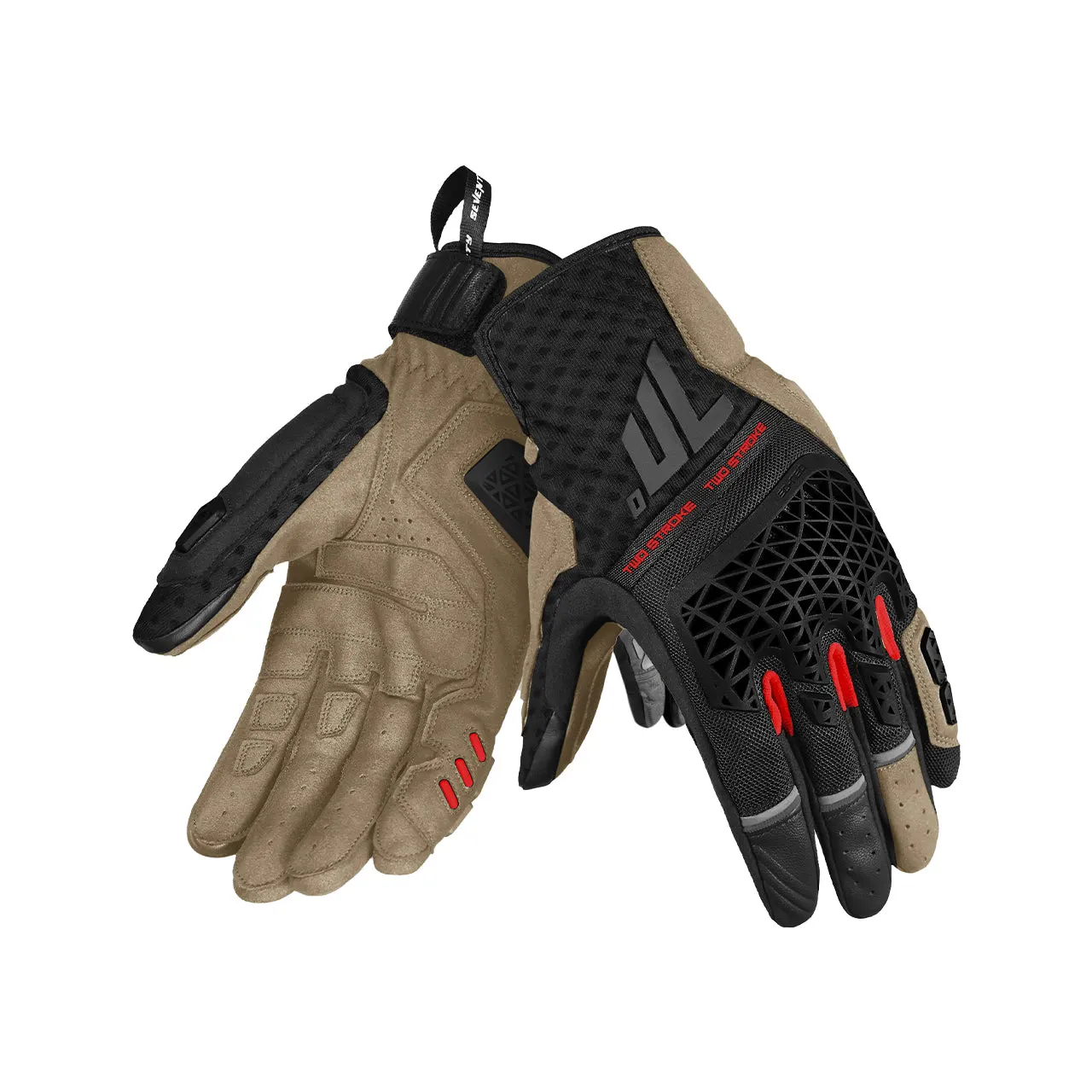 GUANTE SD-N60 TWO STROKE HOMBRE MARRÓN/NEGRO S