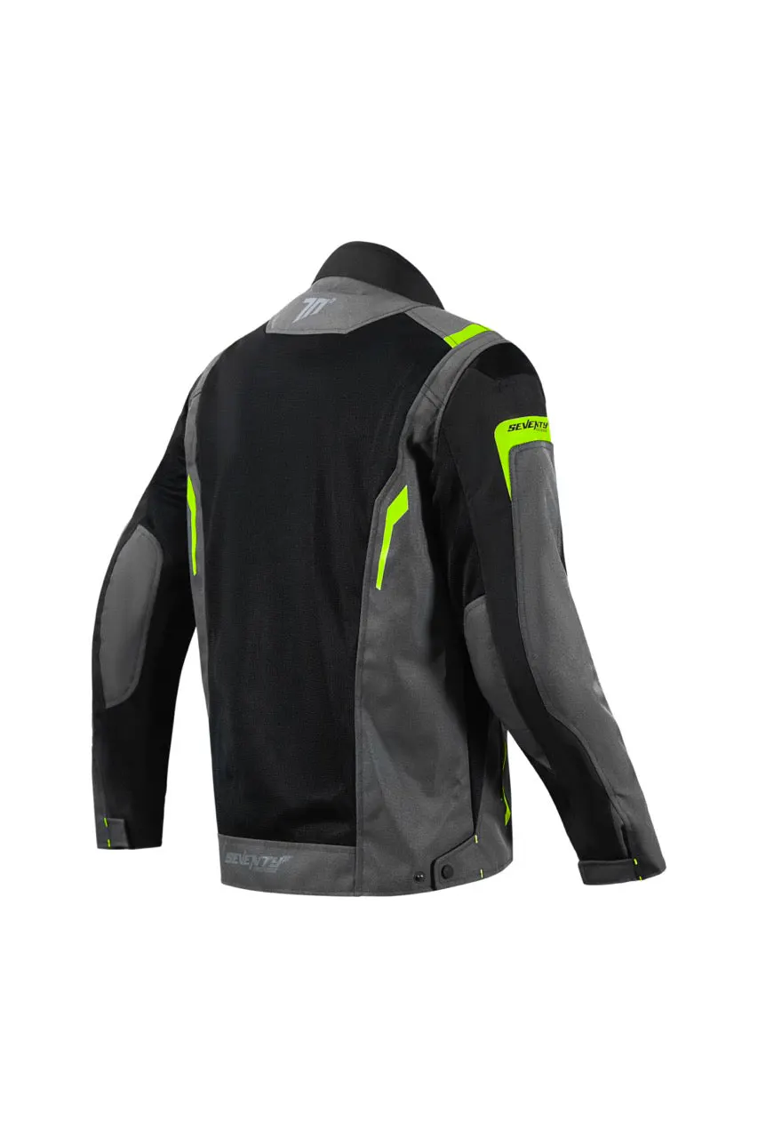 CHAQUETA SD-JT66 SAHARA HOMBRE GRIS/AMARILLO FLUOR S 3