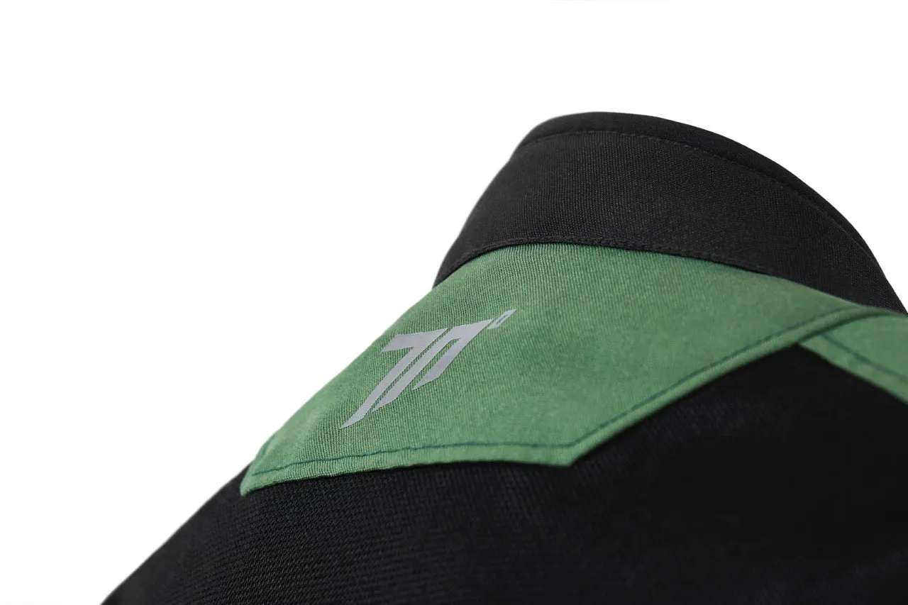 CHAQUETA SD-JT66 SAHARA HOMBRE VERDE MILITAR/ROJO S 5