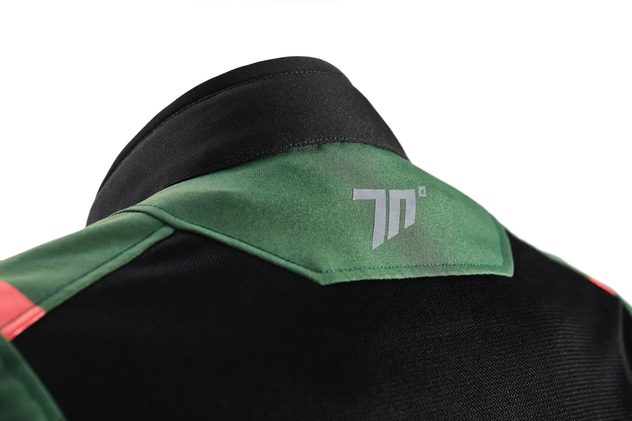 CHAQUETA SD-JT66 SAHARA HOMBRE VERDE MILITAR/ROJO S 12