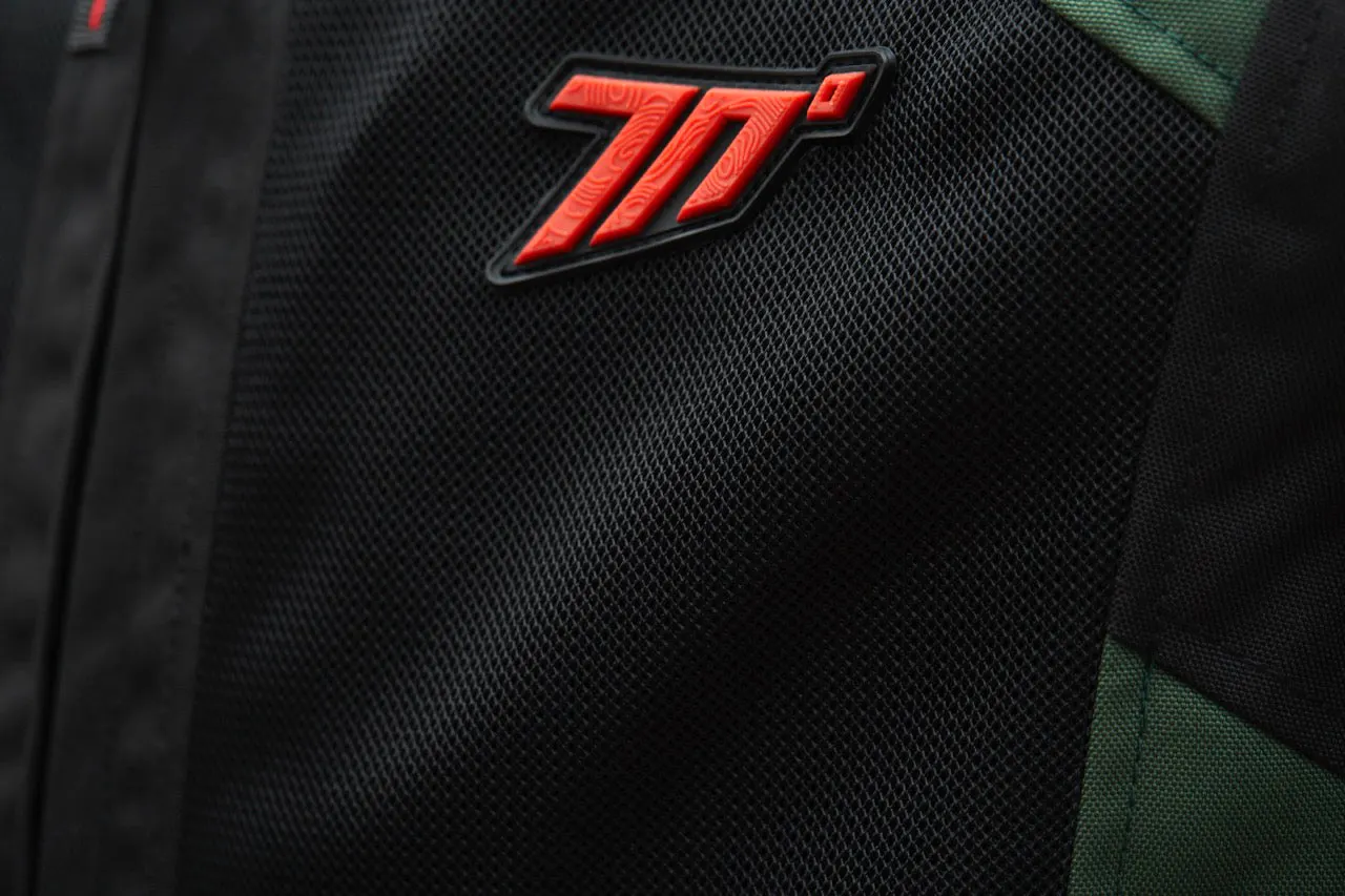 CHAQUETA SD-JT66 SAHARA HOMBRE VERDE MILITAR/ROJO S 4