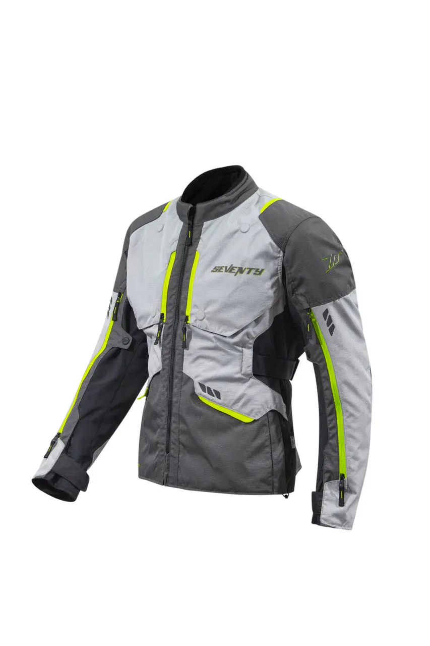 CHAQUETA SD-JT67 TANAMI HOMBRE NEGRO/GRIS/AMARILLO FLUOR S