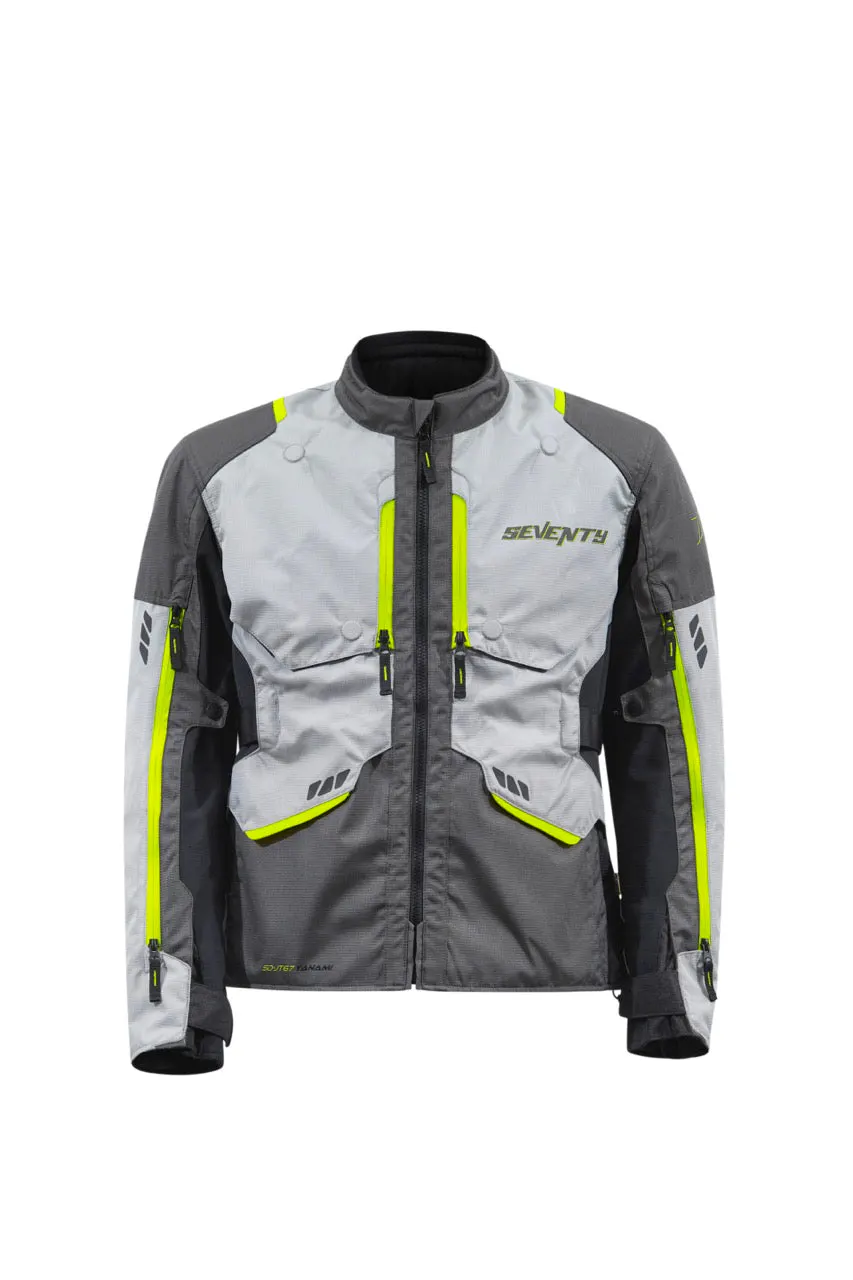 CHAQUETA SD-JT67 TANAMI HOMBRE NEGRO/GRIS/AMARILLO FLUOR S 2