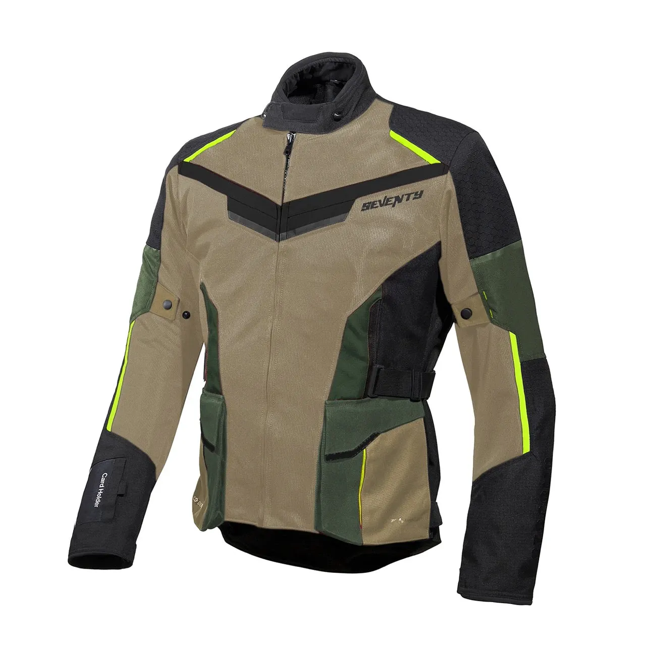 CHAQUETA SD-JT70 ATACAMA HOMBRE ARENA/VERDE/AMARILLO FLUOR S