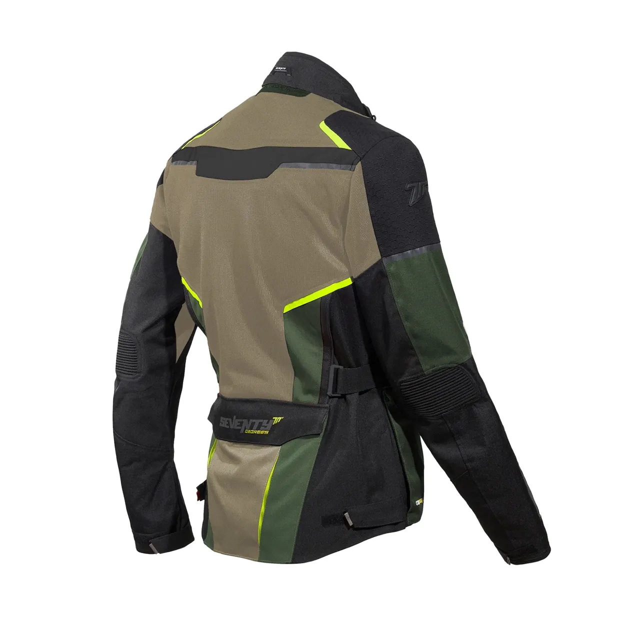 CHAQUETA SD-JT70 ATACAMA HOMBRE ARENA/VERDE/AMARILLO FLUOR S 2