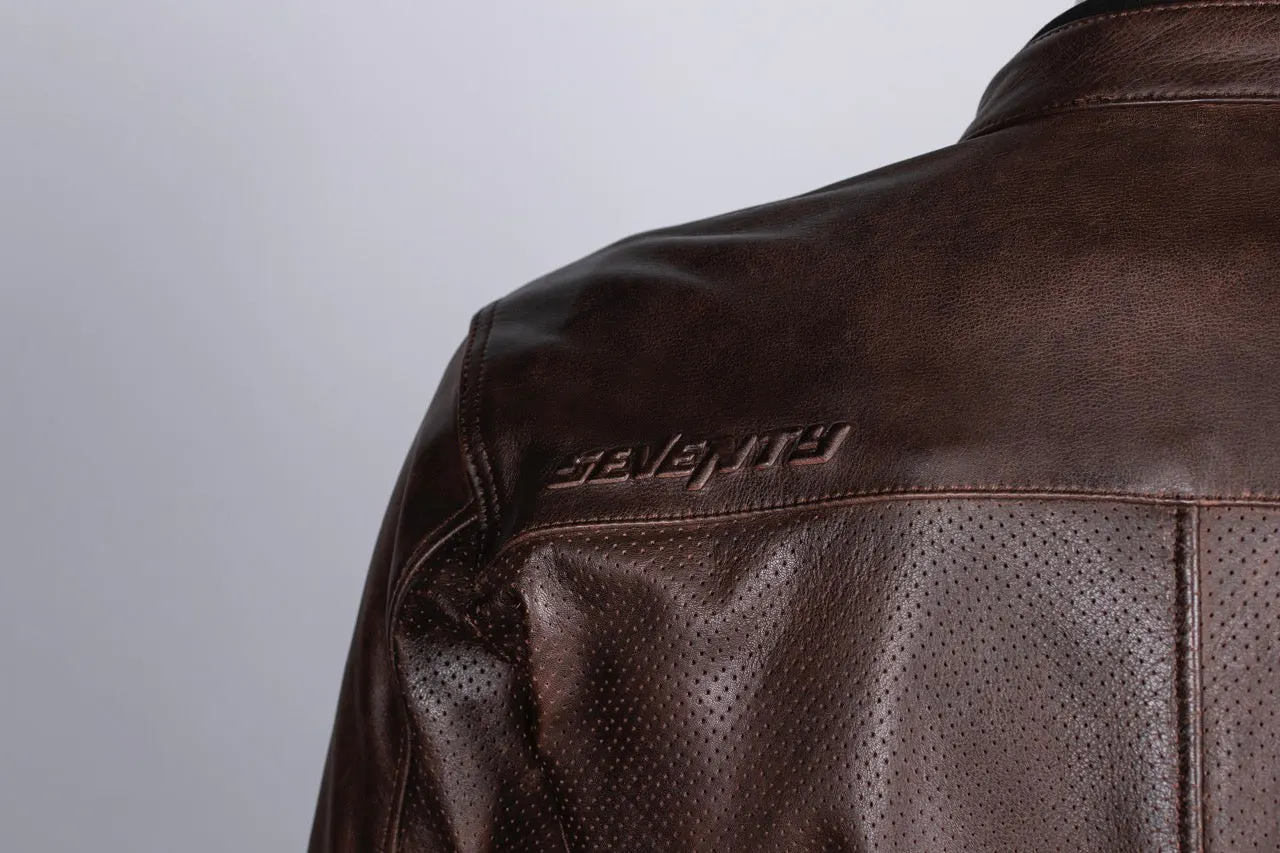 CHAQUETA SD-JL4 LEGEND CLASSIC PIEL VERANO HOMBRE MARRON S 8