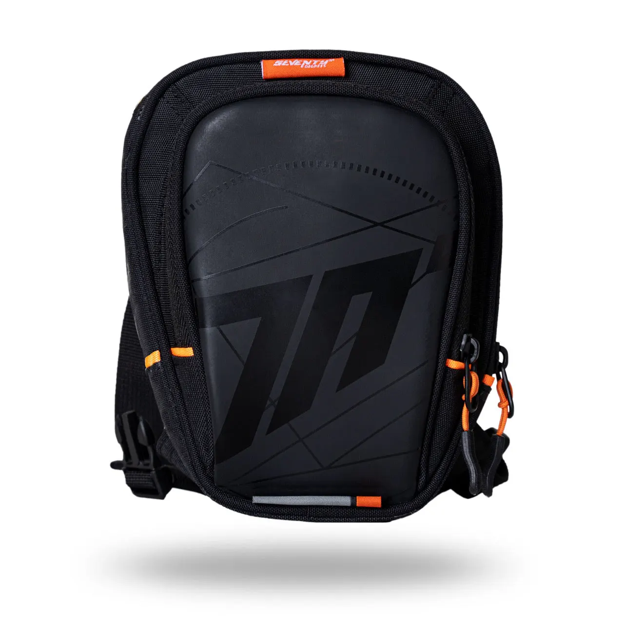 SD-TL1 MOCHILA DE PIERNA PARA MOTO NEGRA/BLANCA 3