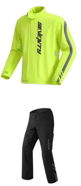 TRAJE IMPERMEABLE SD-S5 MONSOON AMARILLO FLUOR/NEGRO S
