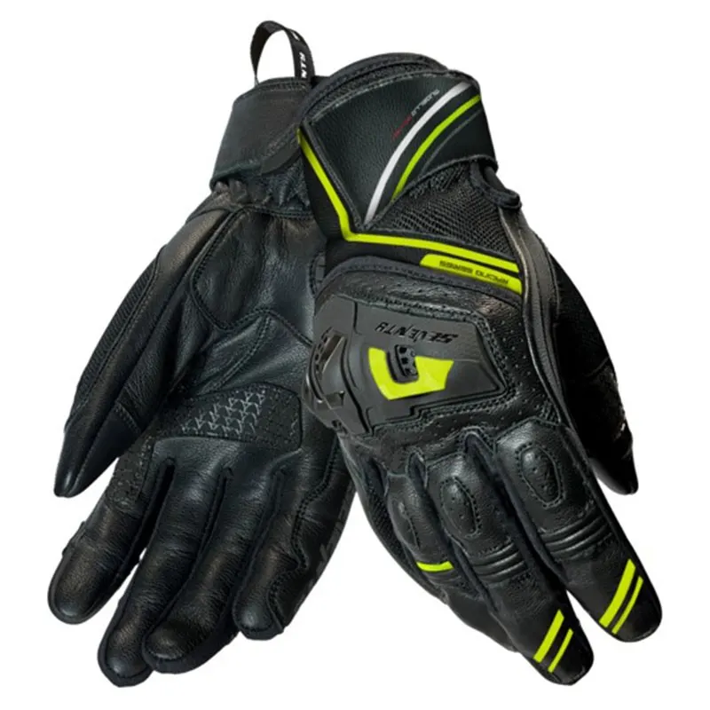 Guante Seventy SD-N30 Mugello Hombre Negro/Amarillo