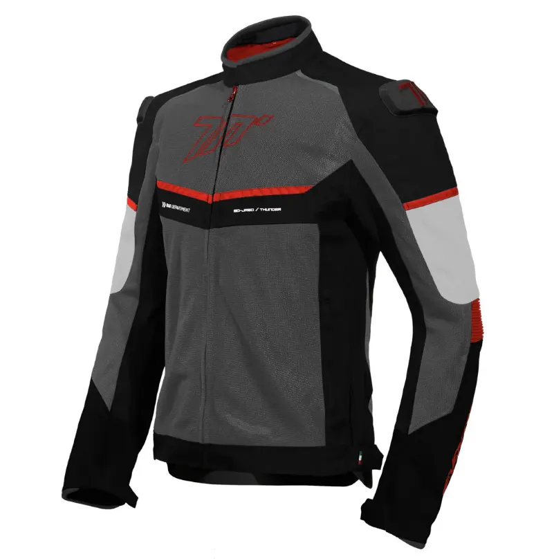Chaqueta Seventy JR60 Thunder Negro/Rojo