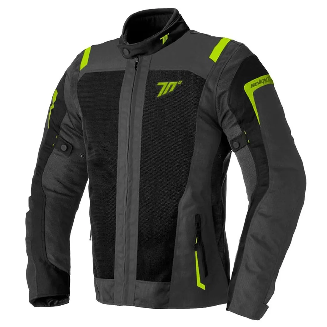 Chaqueta Seventy SD-JT66 Sahara Gris/Amarillo