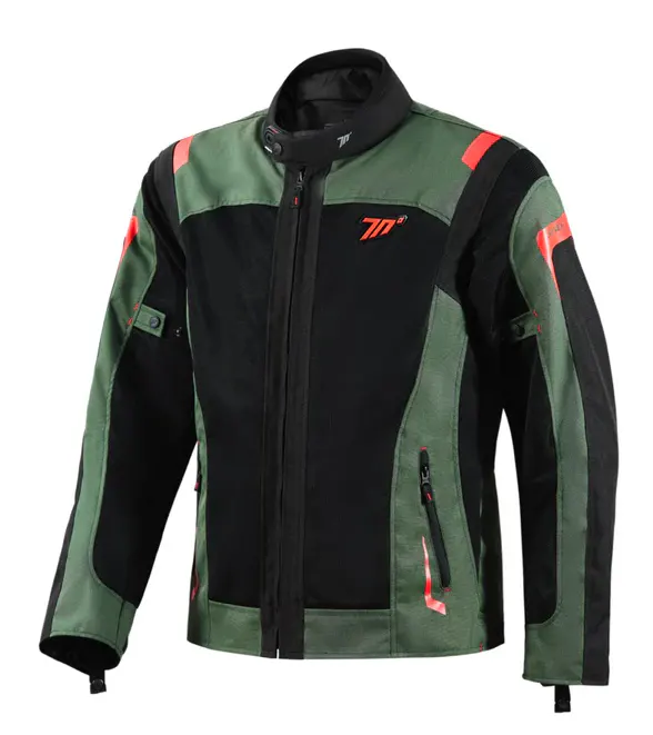 Chaqueta Seventy SD-JT66 Sahara Verde militar/Rojo