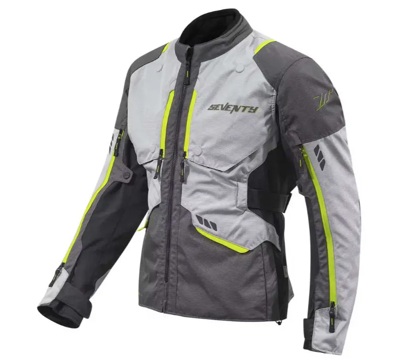 Chaqueta Seventy SD-JT67 Tanami Negro/Gris/Amarillo