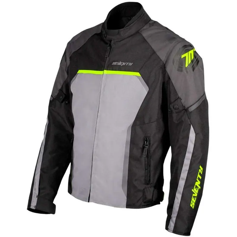 Chaqueta Seventy SD-JR65 Piston Gris/Negro/Amarillo