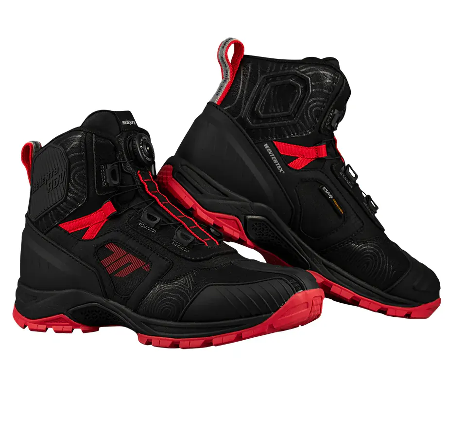 Botas Seventy SD-BA7 Stelvio Baja Negro/Rojo