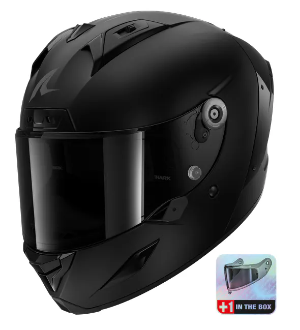Casco Shark Aeron Dark Shadow Negro mate