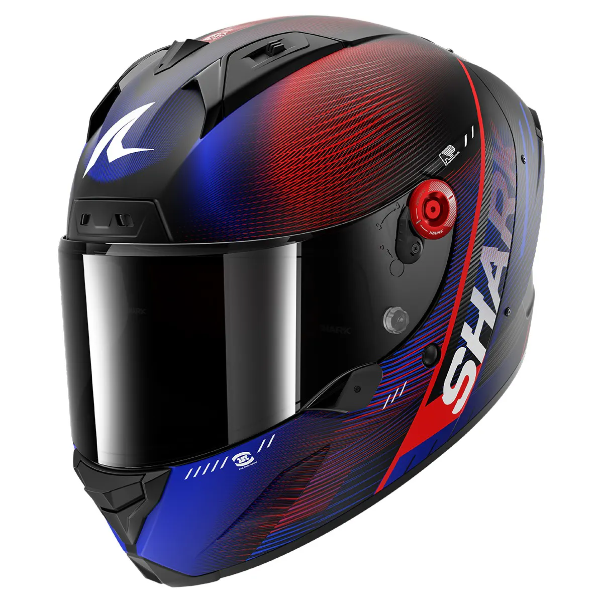 Casco Shark Aeron Speed-Tech Azul/Rojo