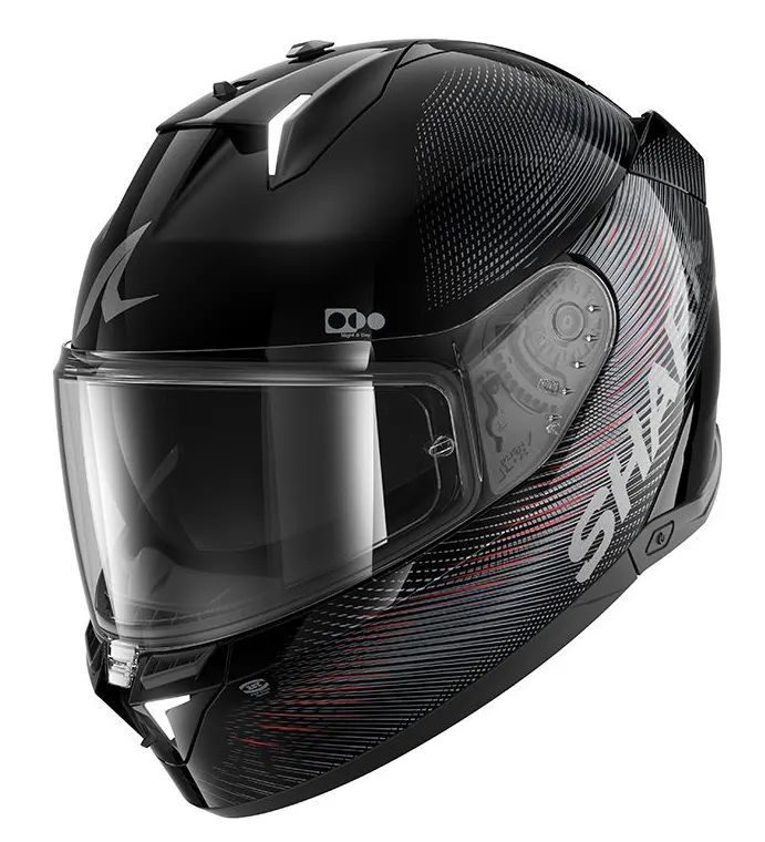Casco Shark Skwal i3 SP Lyne Negro/Rojo