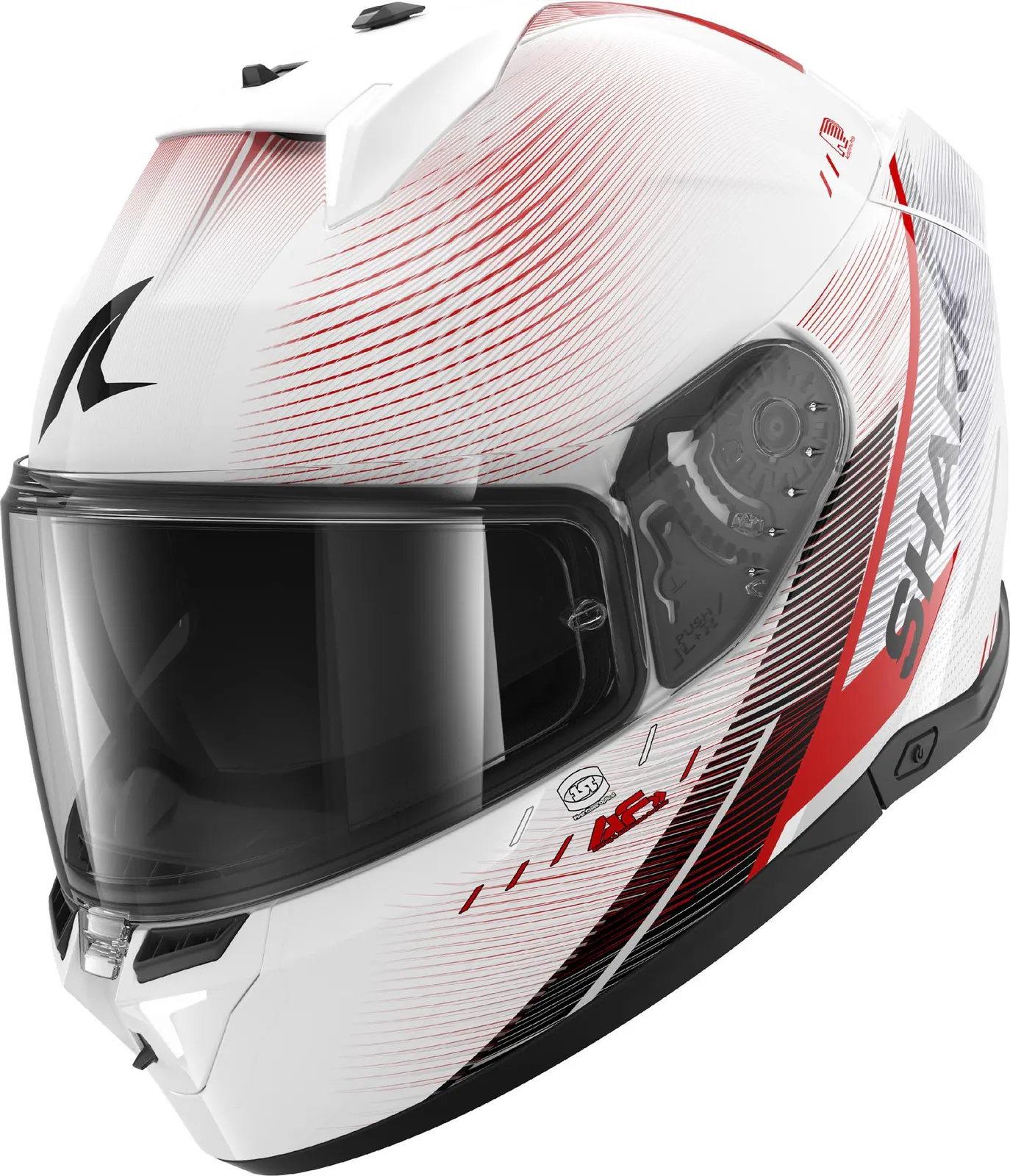 Casco Shark Skwal i3 Speed-Tech Blanco/Rojo