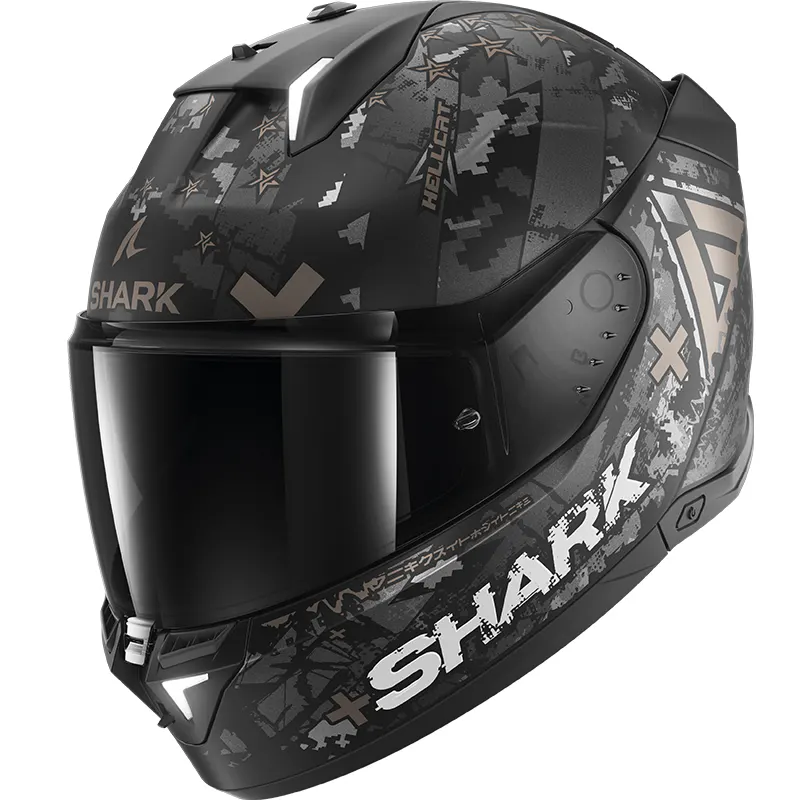 Casco Shark Skwal i3 Hellcat Negro/Antracita mate