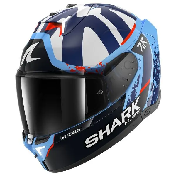 Casco Shark Skwal i3 Replica Raul Fernandez Azul/Blanco