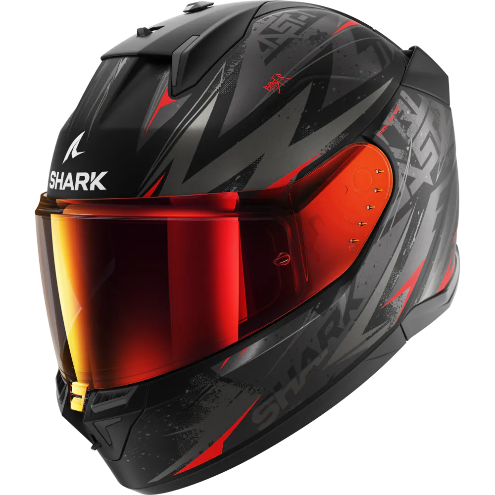 Casco Shark D-Skwal 3 Blast-R Negro/Antracita/Rojo