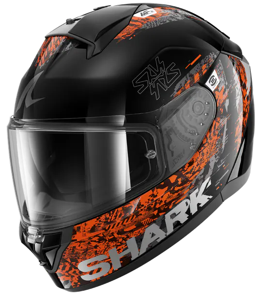 Casco Shark Ridill 2 Speed-Vib Negro/Antracita/Naranja