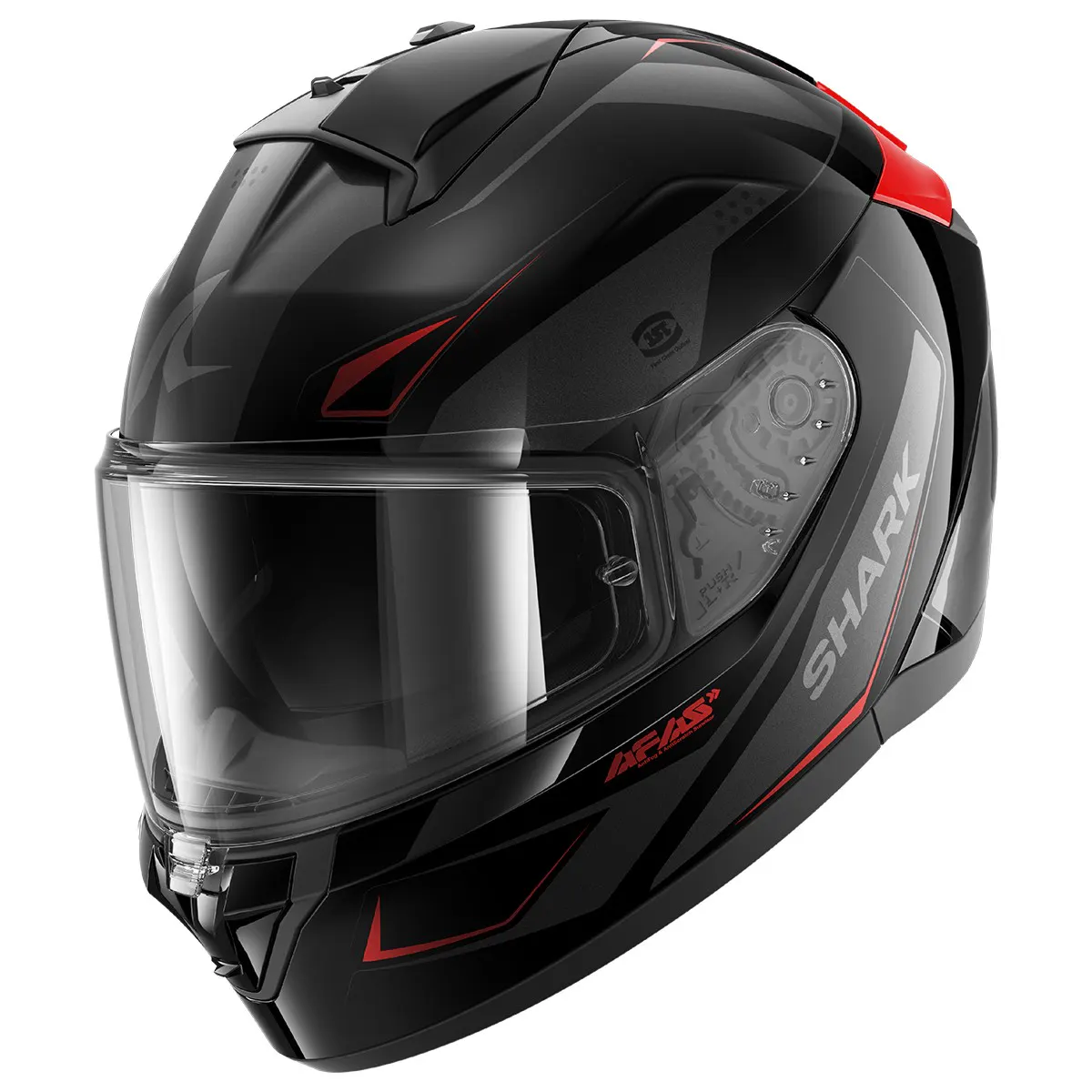 Casco Shark Ridill 2 Mekarium Rojo/Negro brillo