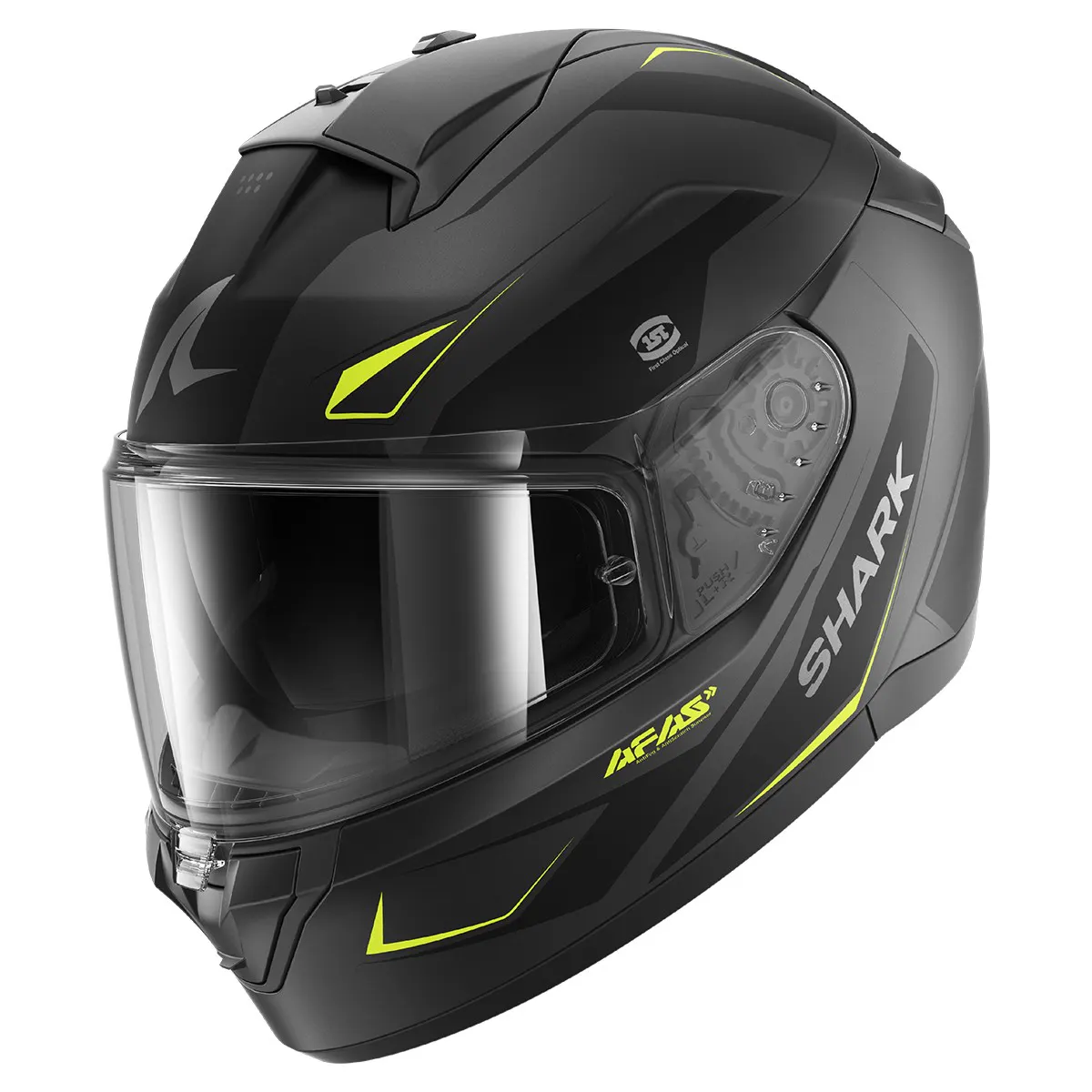 Casco Shark Ridill 2 Mekarium Negro/Amarillo mate