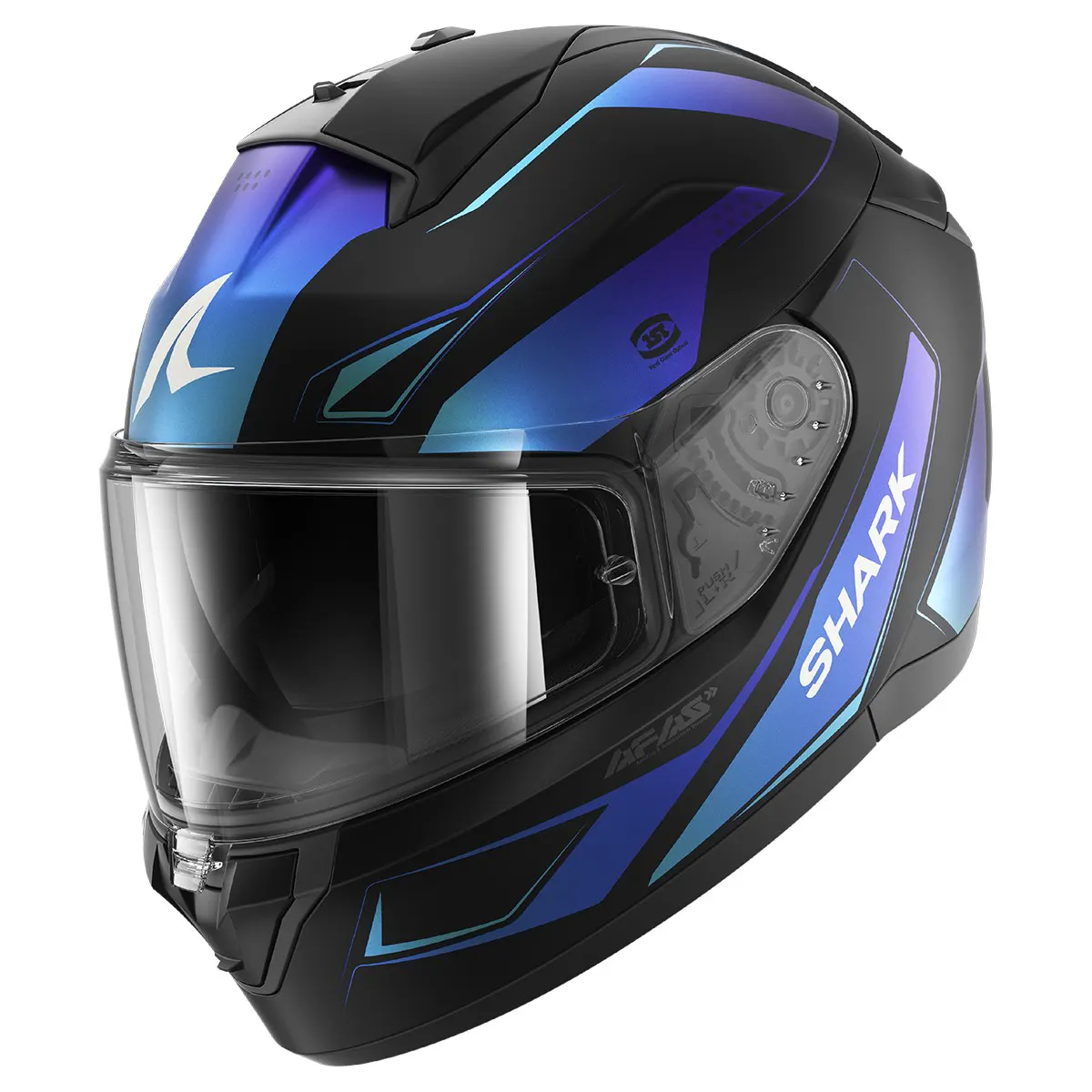 Casco Shark Ridill 2 Mekarium Azul/Negro mate