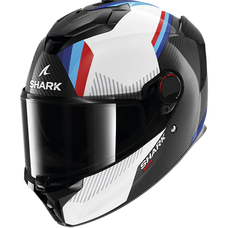 Casco Shark Spartan GT Pro Carbon Dokhta Blanco/Azul/Rojo