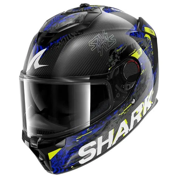 Casco Shark Spartan GT Pro Carbon Speed-Vib Antracita/Azul