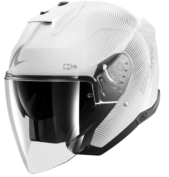 Casco Shark Skwal i3 Jet SP Lyne Blanco/Plata