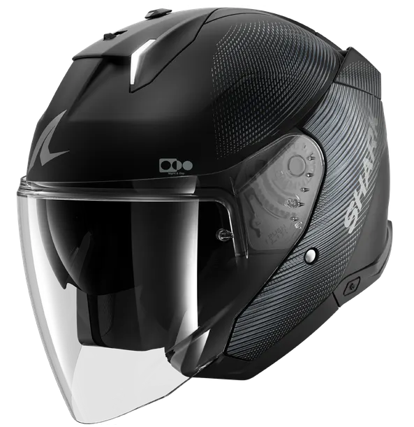 Casco Shark Skwal i3 Jet SP Lyne Negro/Antracita