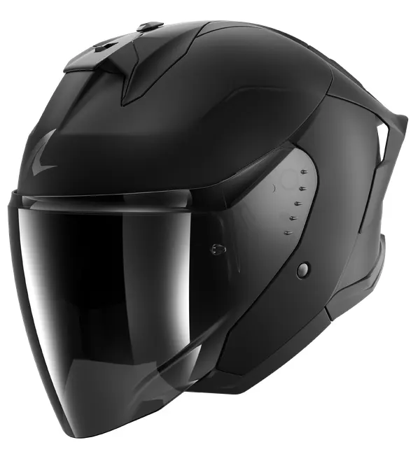 Casco Shark Skwal Jet Cup Dark Shadow Negro mate