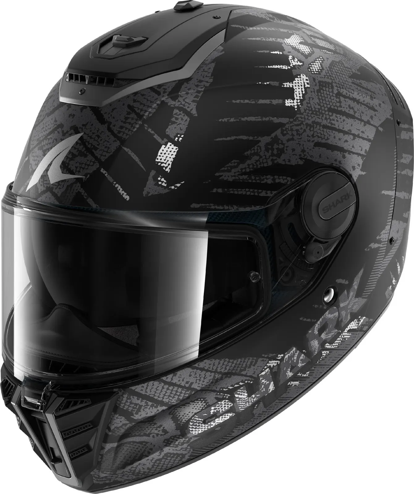 Casco Shark Spartan RS Reptaia Negro/Azul/Glitter