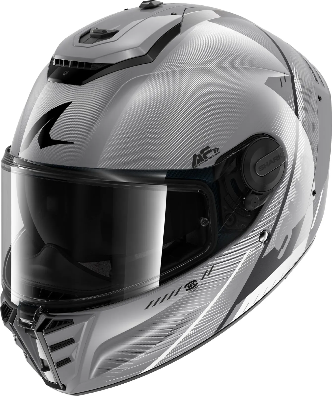 Casco Shark Spartan RS Speed-Tech Plata