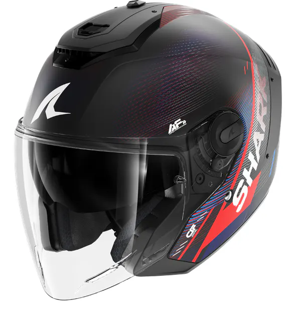 Casco Shark RS JET Carbon Speed-Tech Azul/Rojo