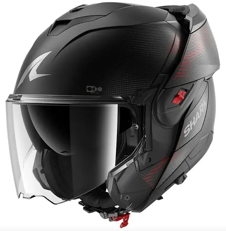 Casco Shark Oxo SP Lyne Negro/Antracita