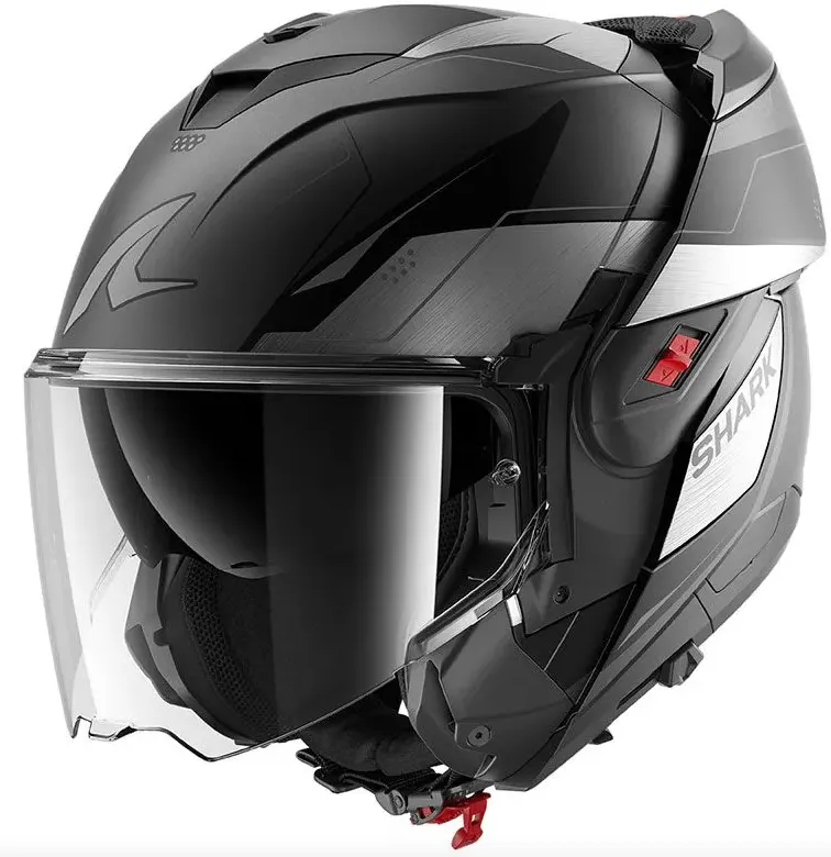 Casco Shark Oxo Mekarium Antracita/Negro mate
