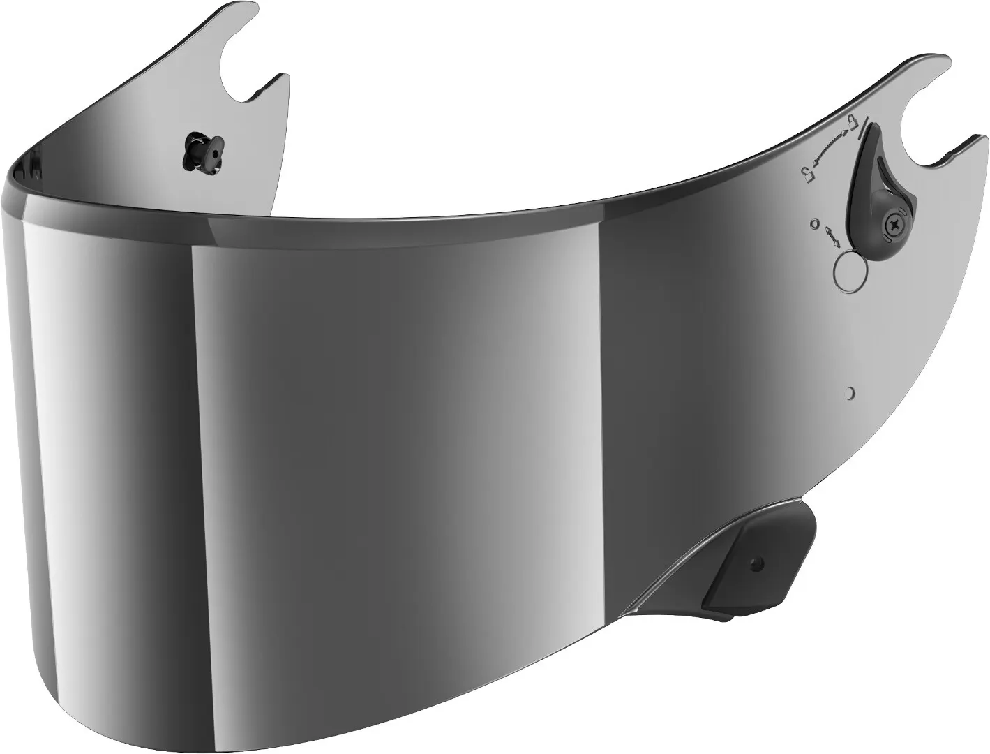 Pantalla Shark Race-R Pro GP/Aeron GP Iridium Plata